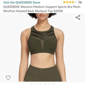 Queenieke sports bra size medium